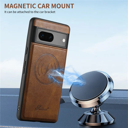Wallet Leather For Google Pixel 9 Pro 8 7 6 Pro 6A 7A ShockProof Magnetic