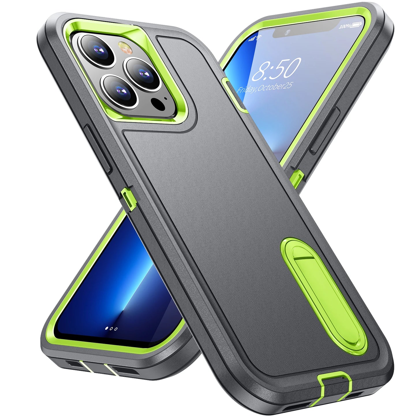 Defender Case with kickstand For iPhone 11 12 13 14 Plus Pro Max Heavy Armor MagSafe