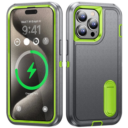 Defender Case with kickstand For iPhone 15 16 Plus Pro Max Heavy Armor MagSafe