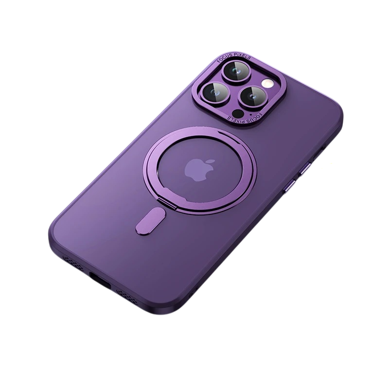 ShockProof + Magnetic Kickstand Case For iphone 17 16 15 14 13 12 11 Pro Max Plus 360° Rotation Ring Holder