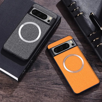 Ctech Classic Fabric Case for Google Pixel 9 8 7 6 Pro XL 7A 8A 6A MagSafe ShockProof