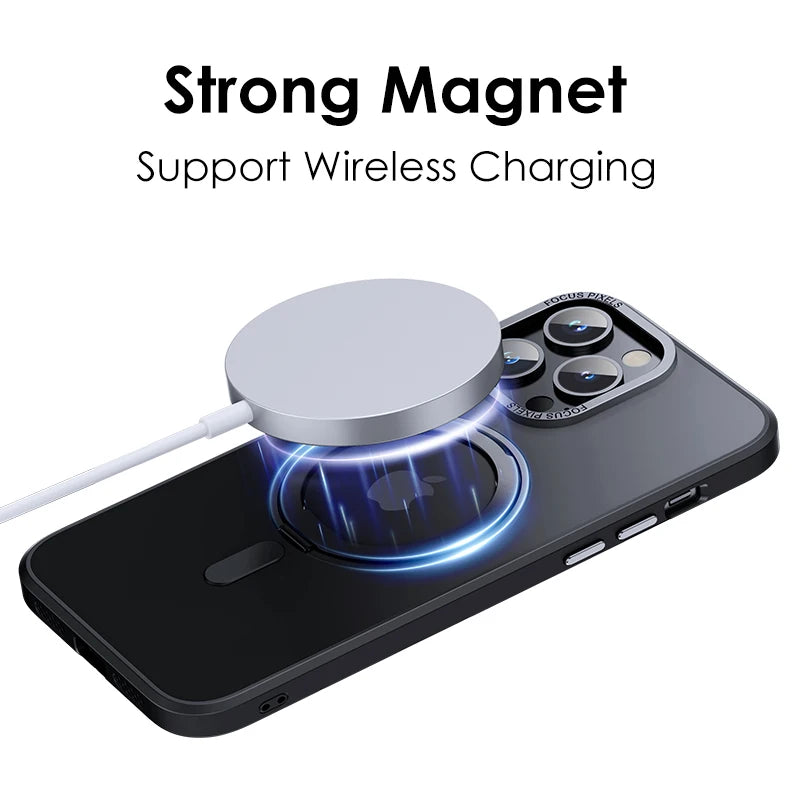 ShockProof + Magnetic Kickstand Case For iphone 16 15 14 13 12 11 Pro Max Plus 360° Rotation Ring Holder