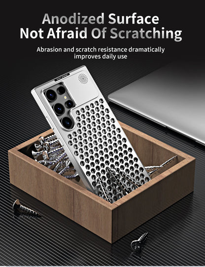 Heat Dissipation Aluminum Case For Galaxy s22 s23 s24 Ultra Plus Samsung Shockproof