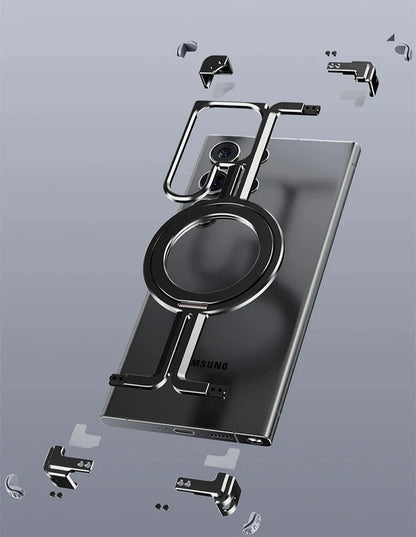 Frameless Aluminum Case for Galaxy S23 S24 Ultra Plus Shockproof Samgung MagSafe