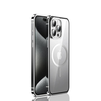 Steel + Alloy Case for iPhone 15 16 Pro max Plus MagSafe Fall Protection