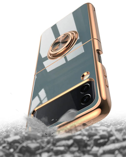 Luxury KickStand Case for Galaxy Z Flip 3 4 5 6 Samsung ShockProof