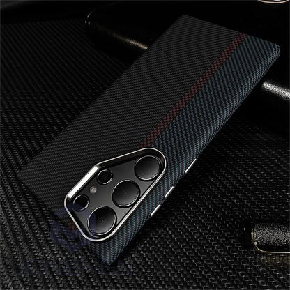 Carbon Fiber Like Case for Samsung Galaxy s23 s24 Ultra Plus + MagSafe