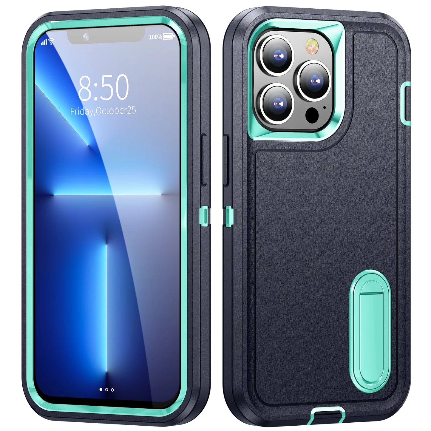 Defender Case with kickstand For iPhone 11 12 13 14 Plus Pro Max Heavy Armor MagSafe