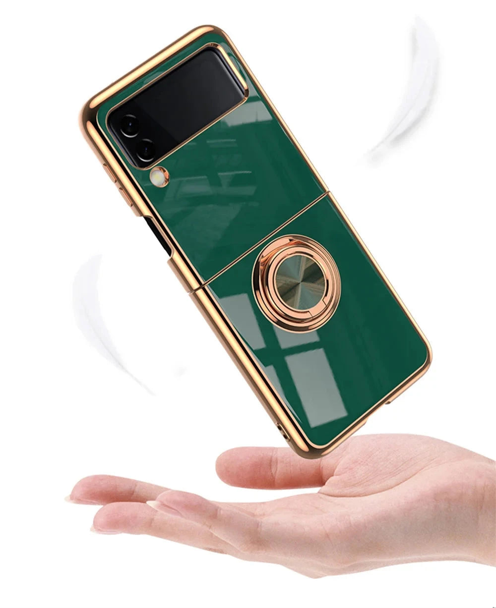 Luxury KickStand Case for Galaxy Z Flip 3 4 5 6 Samsung ShockProof