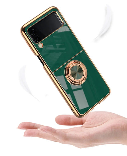 Luxury KickStand Case for Galaxy Z Flip 3 4 5 6 Samsung ShockProof