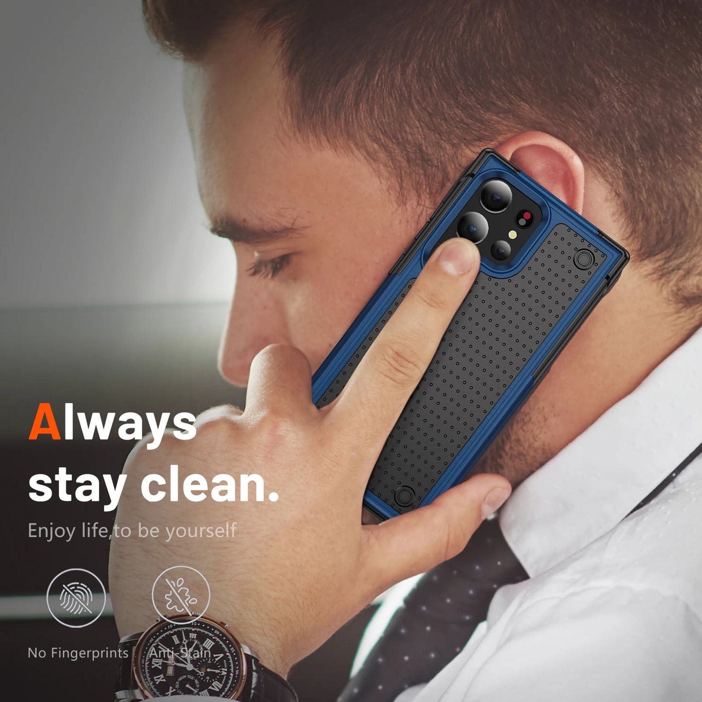 Armor Case For Samsung Galaxy S24 S23 S22 S21 Ultra FE Plus Shockproof