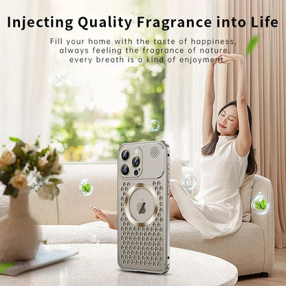 Heat Dissipation Aluminum Case For iPhone 13 12 14 15 Pro Max Plus Anti Drop