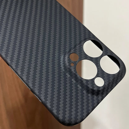 Aramid Carbon Fiber Case For iphone 11 12 13 14 15 16 Pro Max Plus Mini ShockProof