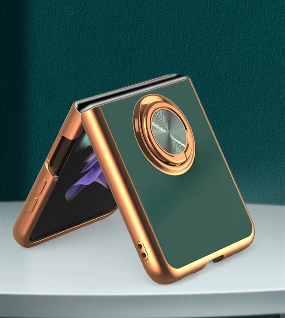 Luxury KickStand Case for Galaxy Z Flip 3 4 5 6 Samsung ShockProof