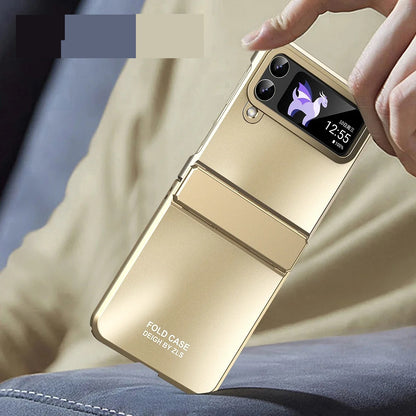 Luxury Electroplated Case ForGalaxy Z Flip 6 5 4 3 5G Samsung ShockProof