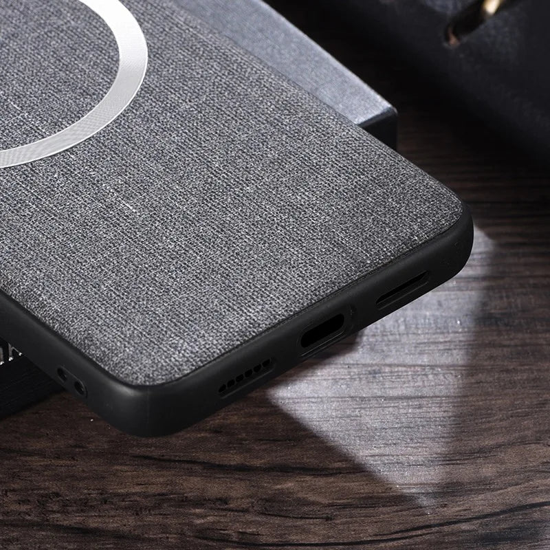 Ctech Classic Fabric Case for Google Pixel 9 8 7 6 Pro XL 7A 8A 6A MagSafe ShockProof