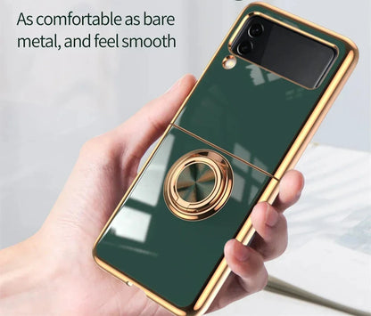 Luxury KickStand Case for Galaxy Z Flip 3 4 5 6 Samsung ShockProof