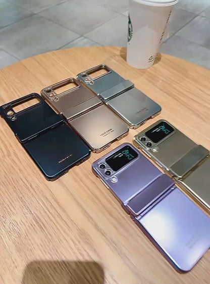Luxury Electroplated Case ForGalaxy Z Flip 6 5 4 3 5G Samsung ShockProof