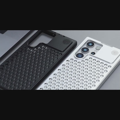 Heat Dissipation Aluminum Case For Galaxy s22 s23 s24 Ultra Plus Samsung Shockproof