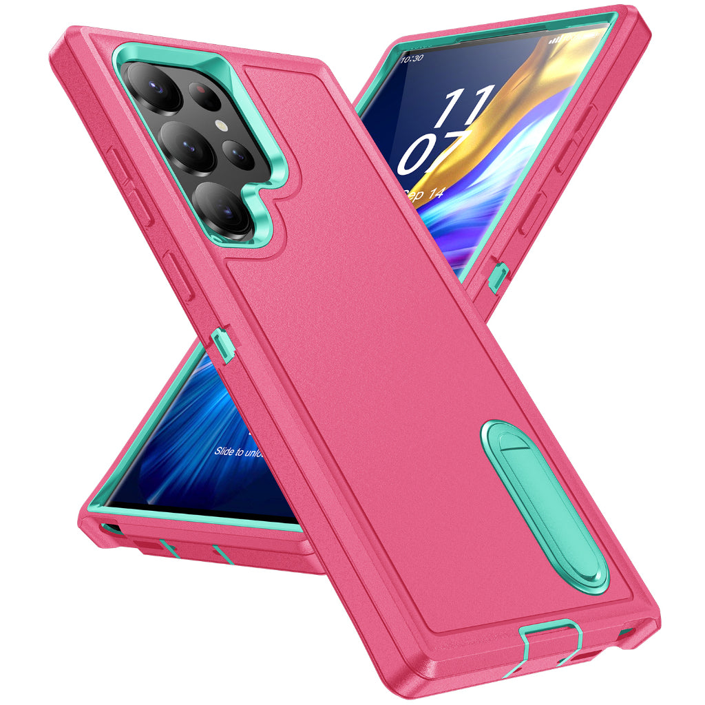 ShockProof + Kickstand Case for Galaxy s22 s23 s24 Ultra FE Plus Samsung Magnetic